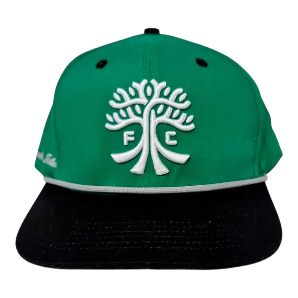 Live Breathe Futbol Austin FC Minimal Oak Tree Cap Unisex Green MLS Snapback Hat